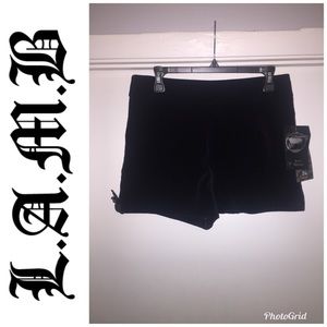 NWT! L.A.M.B. Velvet High Waisted Shorts. Size 10